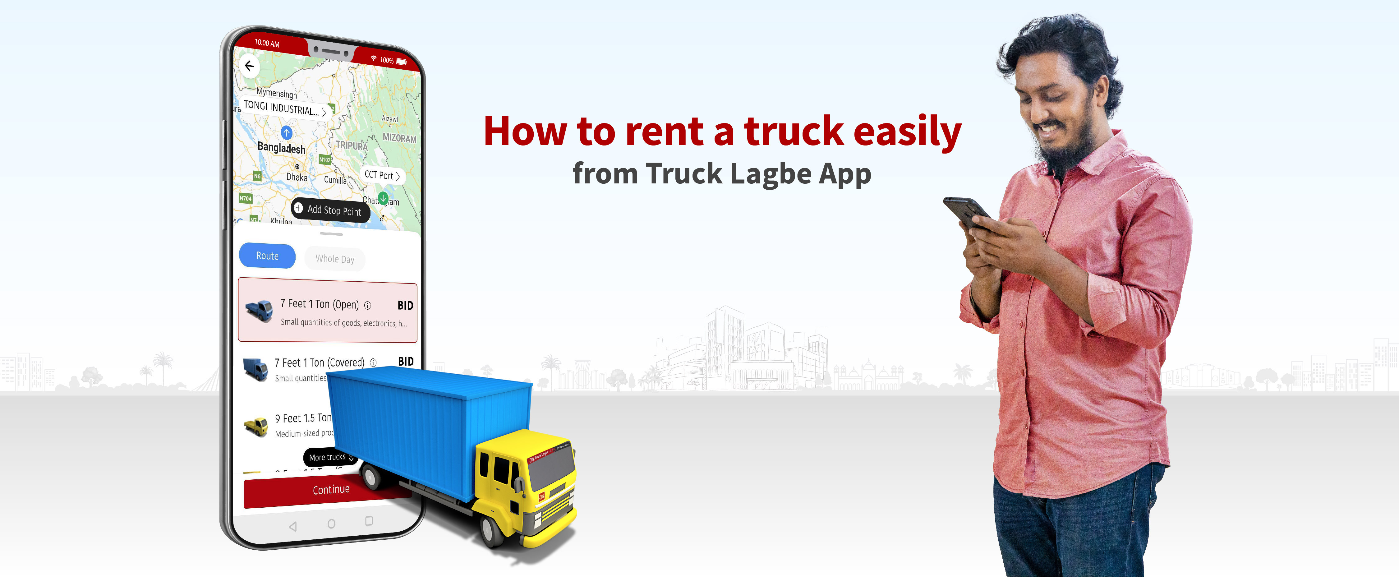 How To Rent a Truck Easily From Truck Lagbe App